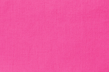 Pink cotton fabric cloth texture for background, natural textile pattern.