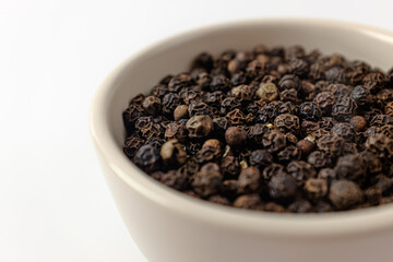 whole pepper on a white background