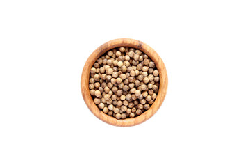 Series, spices on a white background, isolate, in different angles. Red, orange, bright coriander in a bowl