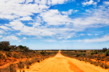 Mungo dirt downhill road sky