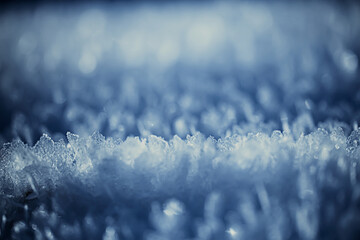 Fototapeta premium abstract winter background hoarfrost frost ice snow seasonal