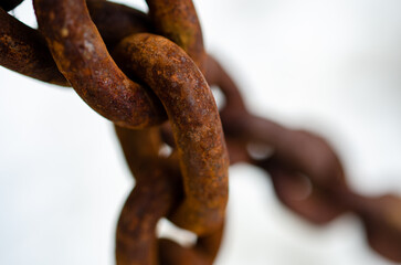 rusty chain