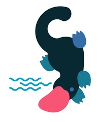 Duckbill Toy Exotic Animal Drawing