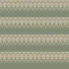 Christmas Fair Isle Seamless Pattern Design