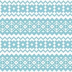 Christmas Fair Isle Seamless Pattern Design