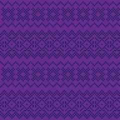 Christmas Fair Isle Seamless Pattern Design