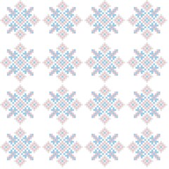 Christmas Fair Isle Seamless Pattern Design