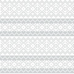 Christmas Fair Isle Seamless Pattern Design