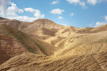 striped amazing mountains and desert of Sinai Peninsula