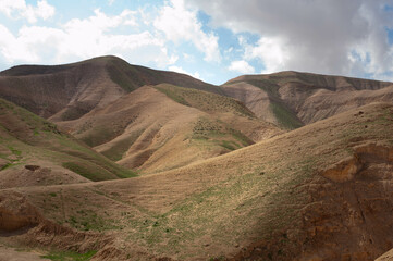 striped amazing mountains and desert of Sinai Peninsula