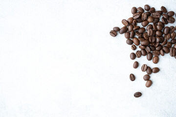 コーヒー豆の背景素材