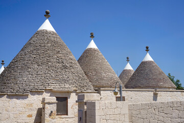 Rural landscape on Apulia between Alberobello and Locorotondo