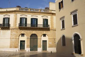 Fototapeta na wymiar Historic buildings in Brindisi, Apulia, Italy