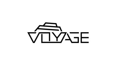 Voyage typography logo design.