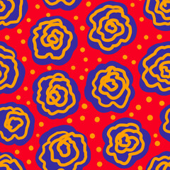 Creative universal artistic background in doodle style. Pattern of flowers and leaves. Hand drawn textures. Trendy graphic design for banner, poster, card, cover, invitation, placard, brochure.