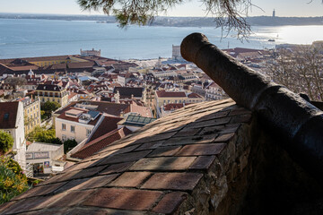 Lisbon panorama, Castelo de S&atilde;o Jorge