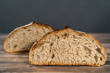 .Sourdough rye bread