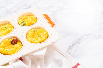 Bacon and cheese egg muffin