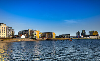 Fototapeta premium An afternoon walk along the Larvik coast in Norway.
