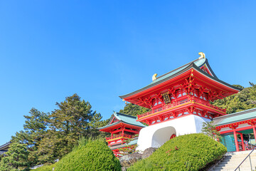 Obraz premium 冬の赤間神宮 山口県下関市 Akama Shrine in winter. Yamaguchi-ken shimonoseki city