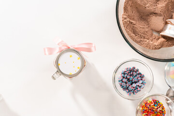 Unicorn hot chocolate mix