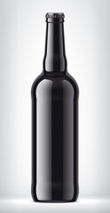 Black Bottle on background. 