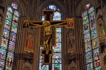 stained glass window