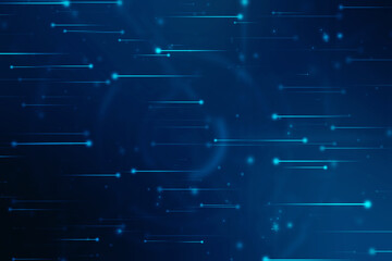 2d illustration Abstract futuristic electronic circuit technology background
