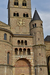 Fototapeta na wymiar Trier; Germany- august 11 2021 : picturesque city in summer