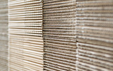 cardboard for packaging, textured close up