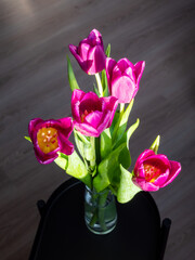 Spring tulips for Valentine's Day.