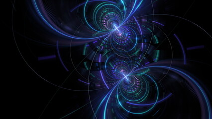 Obraz premium 高解像度なデジタルな抽象的な背景