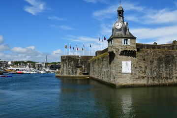 Concarneau, France - may 16 2021 : the old city