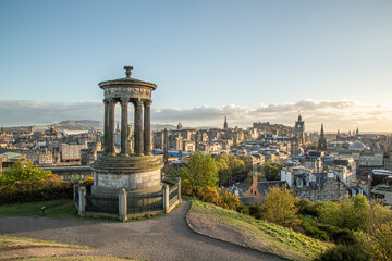 view of the city of Edinburgh