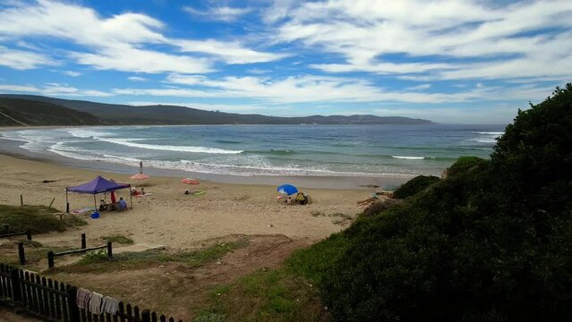 Afternoon Time Lapse at Buffels Bay Beach Knysna South Africa
