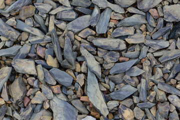 stone texture on ground in mining site