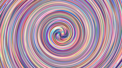 Abstract pink background with multi-colored lines. Design, art