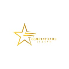 Star Logo abstract design vector template symbol concept icon.