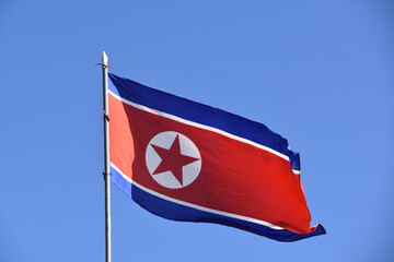 The flag of North Korea, DPRK flags