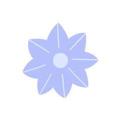 Cute Flower Hand-drawn Vector Illustration