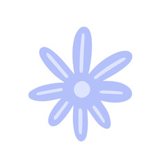 Cute Flower Hand-drawn Vector Illustration