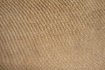 Background - light brown corduroy fabric from above