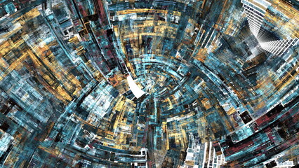 サイケデリックな高解像度の背景