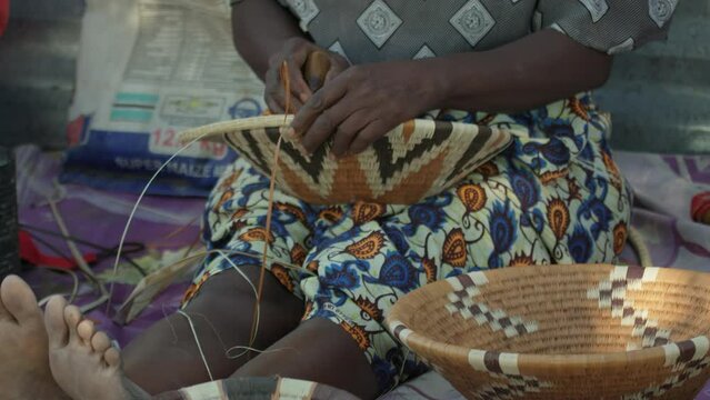 African Basket weaving  Africa Botswana
