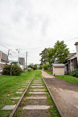 Fototapeta premium 北海道小樽市内の手宮線跡