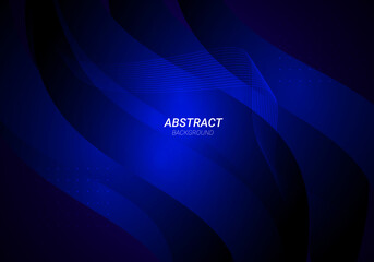 Abstract geometric elegant blue modern design colorful background