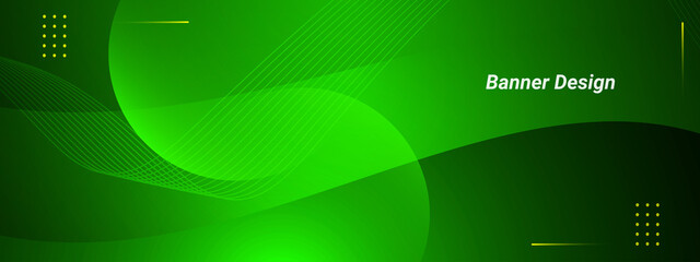 Abstract green geometric colorful pattern attractive design background