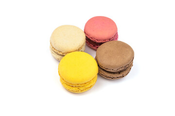 several isolated buttons on a white background