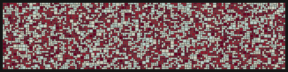 Fototapeta premium Offset Quads generative art background art illustration