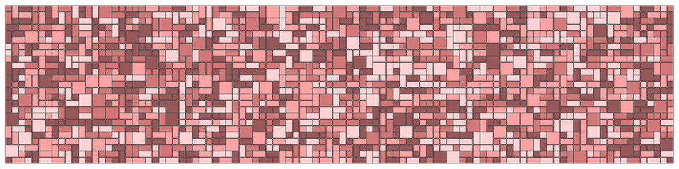 Fototapeta premium Offset Quads generative art background art illustration